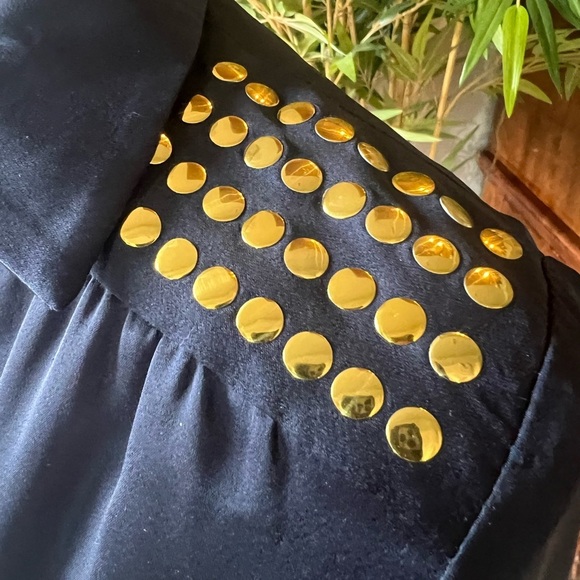 Outback Red extra small ladies vintage navy with gold embellishment on shoulder - Picture 11 of 15